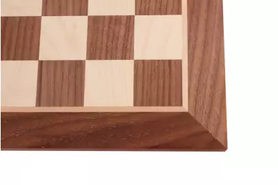Tablero de ajedrez no 6+ (con descripción) nogal/jawor (marquetería)